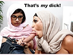 Arabisch, Grosser schwanz, Braunhaarige, Hardcore, Latina, Milf, Mutti, Flotter dreier