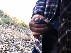 Leie, Handjob, Im freien