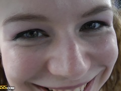 Anal, Rubia, Al aire libre, Pantaletas, Público