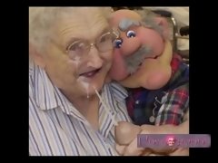 Compilatie, Omie, Huisgemaakt, Masturbatie, Rijpe lesbienne