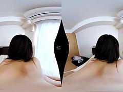 Dreidimensional, Asiatisch, Grosse titten, Braunhaarige, Faustfick, Im freien, Realität, Titten