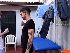 Lamer culo, Semen en la boca, Polla, Gay, Sexo duro, Masaje, Masturbación, Flaco