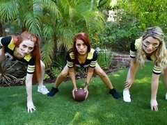 Arsch, Lecken, Orgie, Muschi, Rotschopf, Sport, Jungendliche (18+), Zug