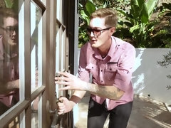 Brunette bombshell Alex Mores getting her pussy drilled with BBC