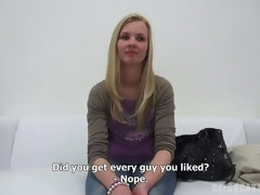 Blonde, Tchèque, Adolescente, Nénés