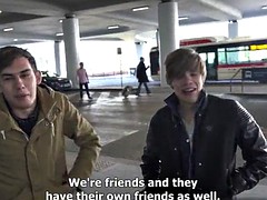 Tir de sperme, Homosexuelle, De plein air