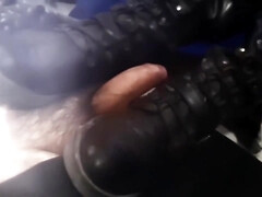 Stiefel, Füsse, Weibliche domination, Fussjob, Leder, Herrin, Reiten, Sklave