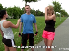 Любители, Чешки, Группа, Секс без цензуры, На публике