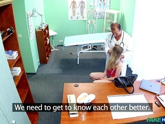 素人, 舐める尻, ブロンド, なめる, オフィス, オマンコ, ガリガリ, ユニフォーム