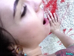 Culo grande, Tetas grandes, Corrida, Tetas naturales, Al aire libre, Realidad, Tetas, Mojado