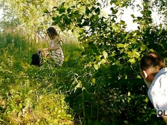 素人, 爸, ヨーロピアン, Hd, 熟年, アウトドア, 公共, ティーン