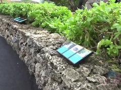 Bikini, Penetracion con dedos, Despelote, Al aire libre, Pov, Público, Coño, Tetas
