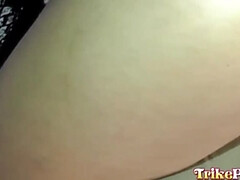 Aziatisch, Grote lul, Pijpbeurt, Sperma, Hondjeshouding, Filippijnse vrouw, Hardcore, Tieten likken