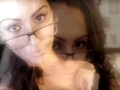 Enthousiasteling, Bruinharig, Eerste keer, Italiaans, Latijnse vrouw, Klein, Alleen, Tiener