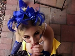 Rubia, Mamada, Al aire libre, Pov, Afeitado, Adolescente