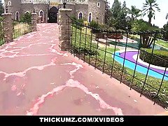 Grosser arsch, Grosser schwanz, Grosse titten, Blondine, Hd, Pov, Schreiend