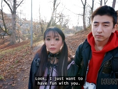 Hunt4k. petite japanese tourist sakura leaped on a stranger's dong in front of her boyfriend