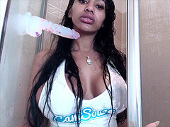 Leie, Grosser arsch, Blasen, Selbstgemacht, Latina, Masturbation, Spielzeuge, Hure