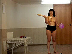 素人, 毛深い, 自家製, オナニー, ロシア人