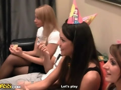 Sexy college fuck at B-day party