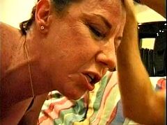 素人, アナル, デカチン, ダブル開発, ハードコア, 淫乱熟女, 三人, ヴィンテージ