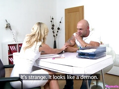 Blasen, Handjob, Milf, Büro