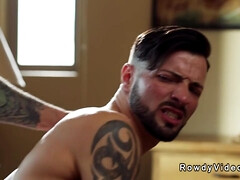 In den arsch, Blasen, Spermaladung, Schwul, Handjob, Wichsen, Muskel, Ablutschen