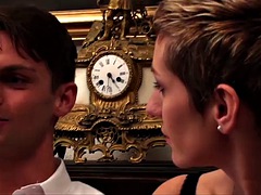 Amateur group sex with 2 cock hungry sluts 5