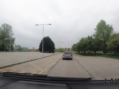 茶髪の, 車, チェコ, ポリス, 現実, ラフ, ティーン, ユニフォーム