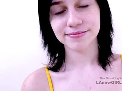 Tiny 18Yo Schoolgirl screwed at casting