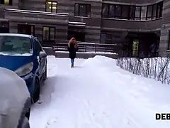 Hd, 自家製, お金, ハメ撮り, 現実, 赤毛, ラフ, ロシア人