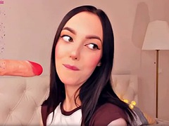 Tussi, Grosser schwanz, Dildo, Masturbation, Ablutschen, Jungendliche (18+), Titten, Spielzeuge