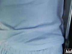 Enthousiasteling, Grote lul, Grote mammen, Zwart, Pijpbeurt, Zwart, Tieten likken