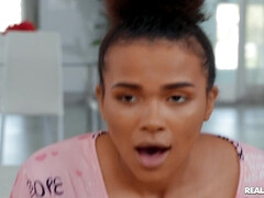 Negro, Morena, Ébano, Ffm, Gafas, Sexo duro, Pelirrojo, Montar