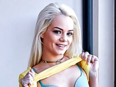 Blonde, Sucer une bite, En levrette, Interracial, Léchez, Petite femme, Tatouage, Nénés