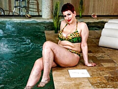 Amateur, Gros cul, Gros seins, Mature, Rousse roux, Cheveux courts, Solo, Dénudage