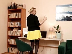 Secretary's Wild Office Fantasy with Steve Hardy and Michele Nolimi - Anal, DP, Rough Sex