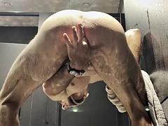 Anaal, Grote lul, Vingeren, Homo, Masturbatie, Pools, Openbaar, Sportoefening