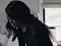 Gros seins, Noire, Sucer une bite, Érotique, Doigter, Petite amie, Embrassement, Lesbienne
