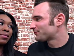 Nadia Jay Rides Her Student's Big White Cock