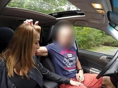 Kont, Auto, Man die toekijkt, Handbeurt, Hd, Geld, Roodharige vrouw, Tiener