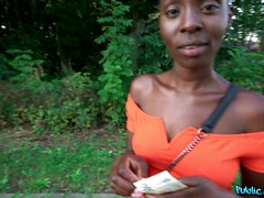 アフリカ人, 黒人, フェラチオ, チン, 黒人, 毛深い, 自然山雀, アウトドア