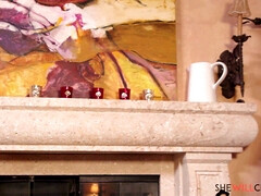 舐める尻, デカパイ, 黒人, フェラチオ, 毛深い, ヒール, ラティーナ, オマンコ