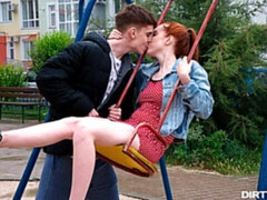 Leie, Blasen, Hundestellung, Natürlichen titten, Rotschopf, Rasiert, Dürr, Jungendliche (18+)