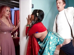 Grosse bite, Brunette brune, Époux mari, Indienne, Fête