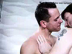 アナル, お尻, フェラチオ, コンドーム, ゲイ, タトゥー