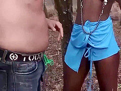 Afrikaans, Bondage discipline sadomasochisme, Zwart, Extreem, Duits, Moeder die ik wil neuken, Buiten, Pijn