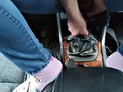 車, ドイツ人, ハードコア, 淫乱熟女, 公共, 妻