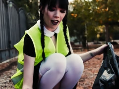 アナル, お尻, フェラチオ, 茶髪の, バック, 服従, 手コキする, 淫乱熟女