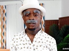 Lewd Ebony Mystique mind-blowing sex video